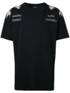 Marcelo Burlon County Of Milan Noise T-shirt, Men's, Size: Small, Black, Cotton