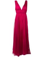 Maria Lucia Hohan Zeliha Plissé Gown - Pink