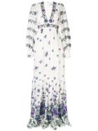 Andrew Gn Woven Maxi Dress - White