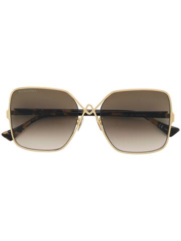 Altuzarra Oversized Tinted Sunglasses - Gold