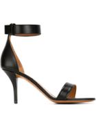Givenchy Ankle Strap Sandals, Women's, Size: 37, Black, Leather