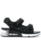 Ash Flat Lulla Sandals - Black