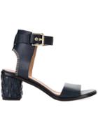 Scanlan Theodore Woven Mid-heel Sandals