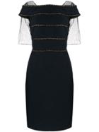 Chanel Pre-owned Metallic Embroidery Woven Dress - Black