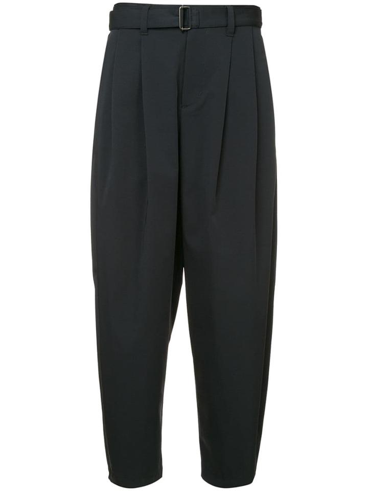 Kazuyuki Kumagai Cropped Trousers - Blue