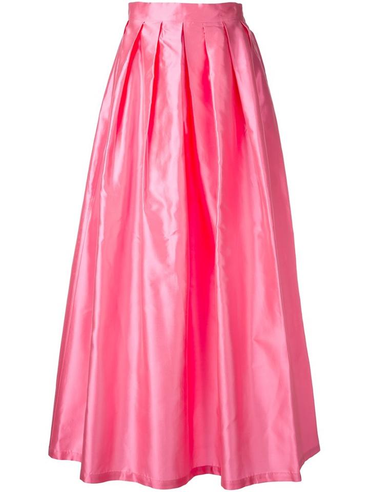 Ultràchic Glossy Effect Full Skirt, Women's, Size: 44, Pink/purple, Spandex/elastane/wool