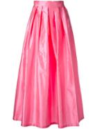 Ultràchic Glossy Effect Full Skirt, Women's, Size: 44, Pink/purple, Spandex/elastane/wool