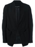 Cedric Jacquemyn Dhawl Collar Suit Jacket, Men's, Size: 48, Black, Virgin Wool