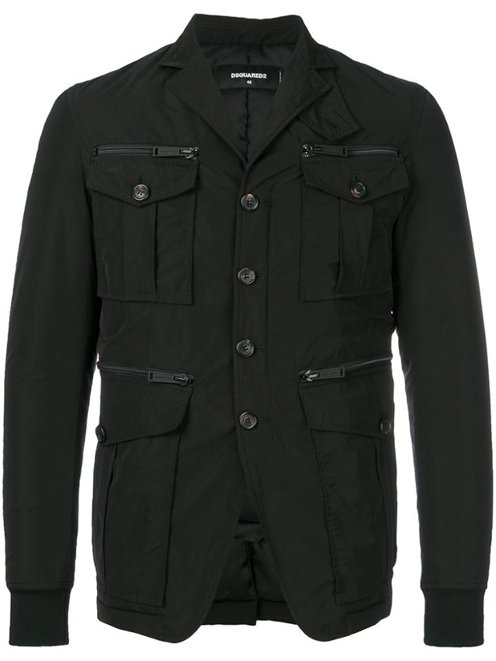 Dsquared2 Multi Pockets Blazer - Black