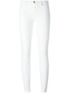 7 For All Mankind Skinny Fit Jeans, Women's, Size: 30, White, Lyocell/modal/cotton/spandex/elastane