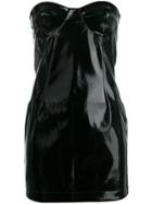 Gcds Bustier Structured Mini Dress - Black