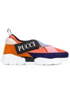Emilio Pucci Multicoloured City Cross Trainers - Orange