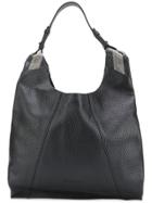 Fabiana Filippi Pebbled Texture Shoulder Bag - Black
