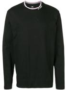 Stussy Logo Collar T-shirt - Black