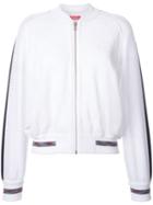 Coohem Emboss Eyelet Tiger Jacket, Women's, Size: 36, White, Linen/flax/acrylic/nylon/polyester
