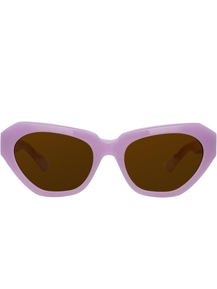Linda Farrow Dries Van Noten Cat-eye Sunglasses - Pink