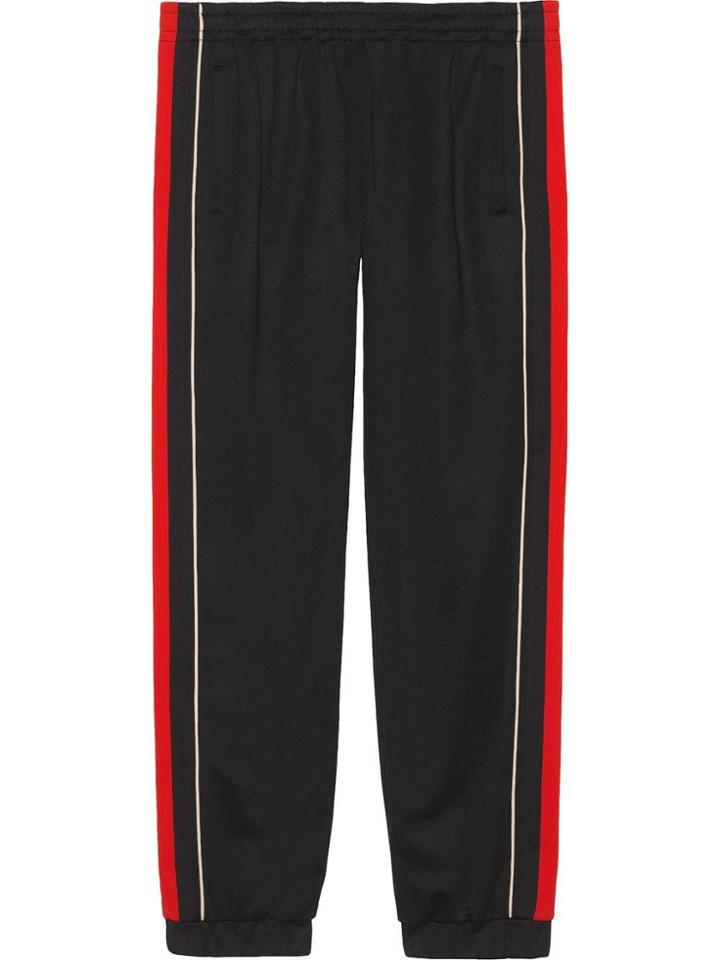 Gucci Jogging Pant With Lyre Patch - Black