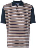 Junya Watanabe Man Striped Polo Shirt - Blue