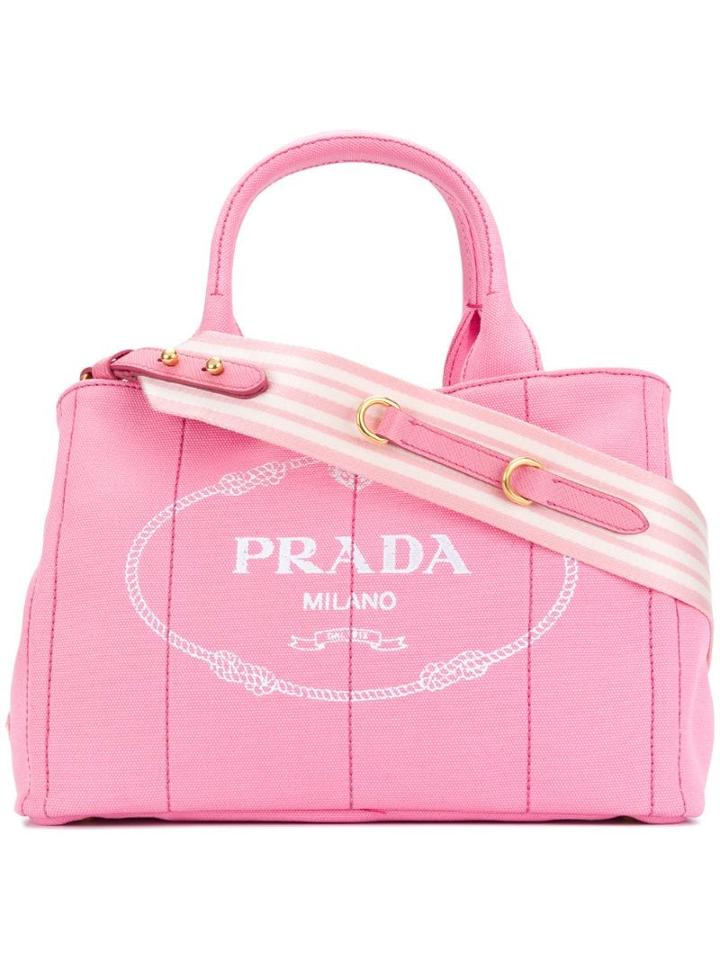 Prada Giardiniera Tote Bag - Pink
