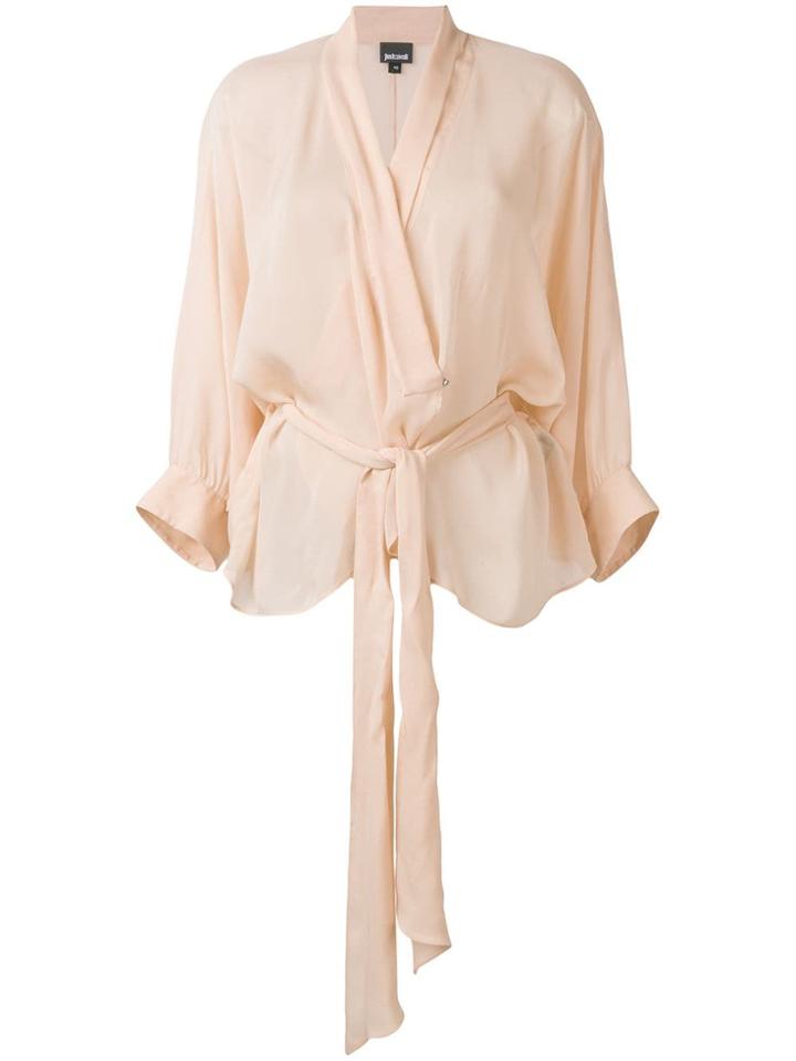 Just Cavalli Sheer Top - Neutrals