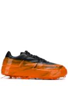 424 Contrast Low-top Sneakers - Black