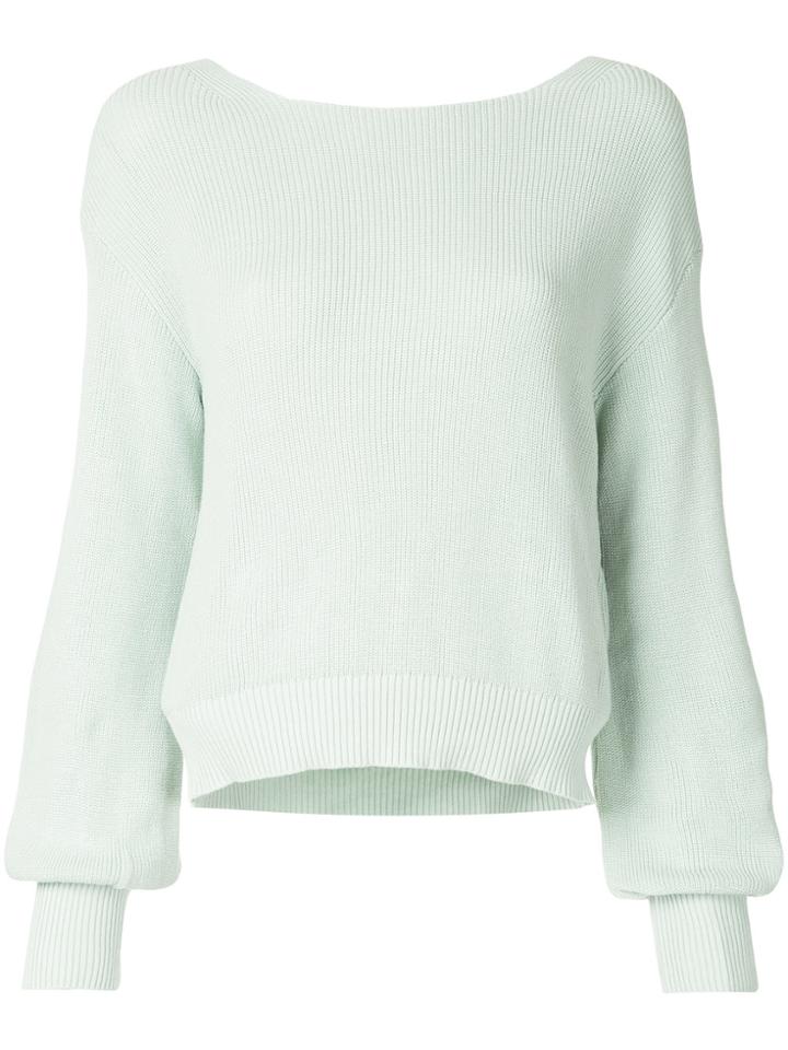 Aula Deep V-back Jumper - Green