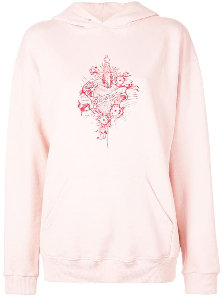 Givenchy Graphic Print Hoodie - Pink