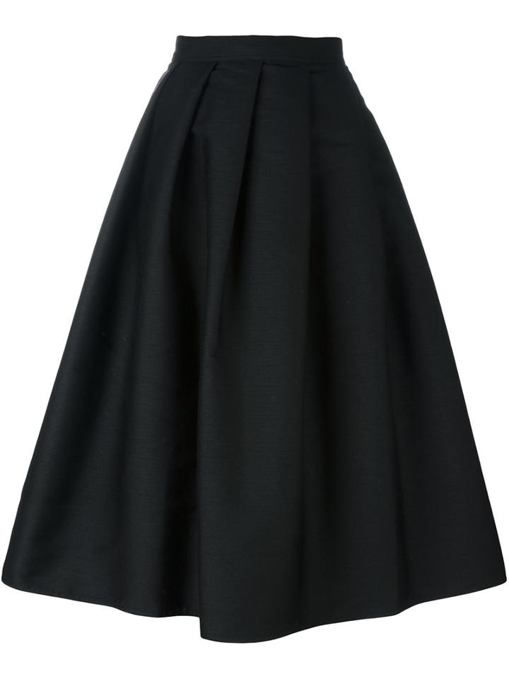 Sofie D'hoore 'sake' Drawstring Skirt, Women's, Size: 40, Black, Acrylic/polyester/wool