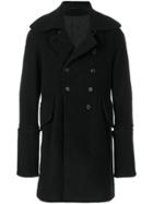 Ann Demeulemeester Double-breasted Coat - Black