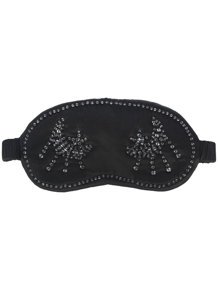 Morgan Lane Shimmer Moon Mask - Black