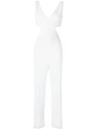 Dondup Ziggy Jumpsuit, Women's, Size: 40, White, Spandex/elastane/acetate/viscose