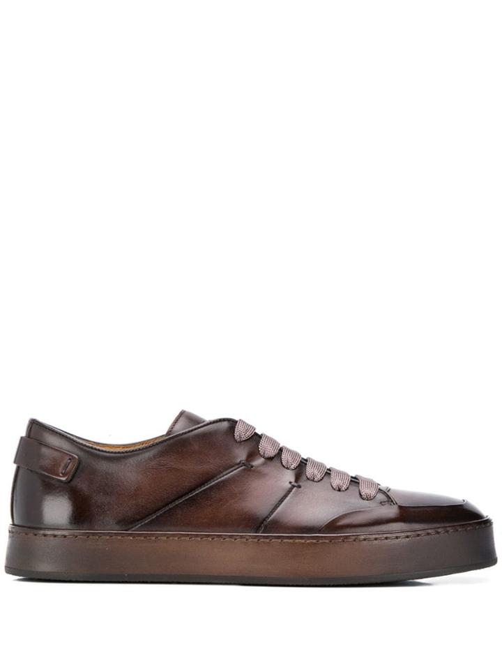 Santoni Low Top Sneakers - Brown