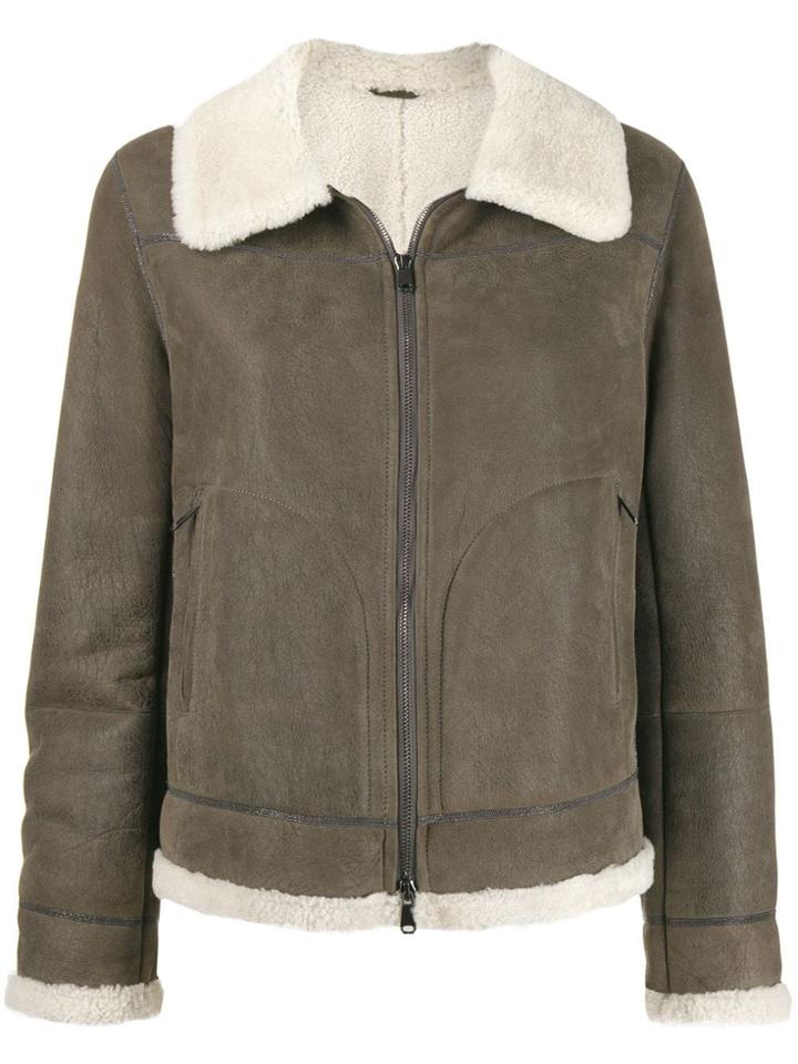 Brunello Cucinelli Shearling Jacket - Neutrals