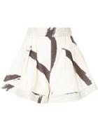 Zimmermann Brush Stroke Shorts - Nude & Neutrals
