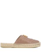 Gucci Pilar Leather Espadrilles - Brown