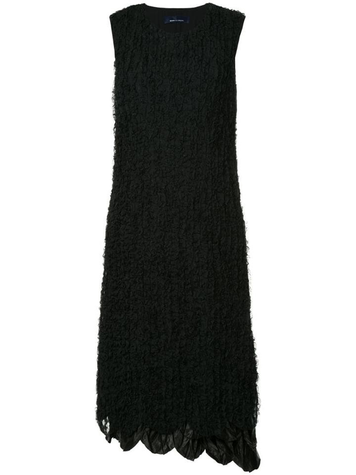 Comme Des Garçons Pre-owned Ruffled Front Dress - Black