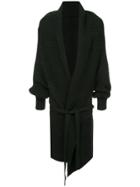 Julius Chunky Oversized Cardigan - Black