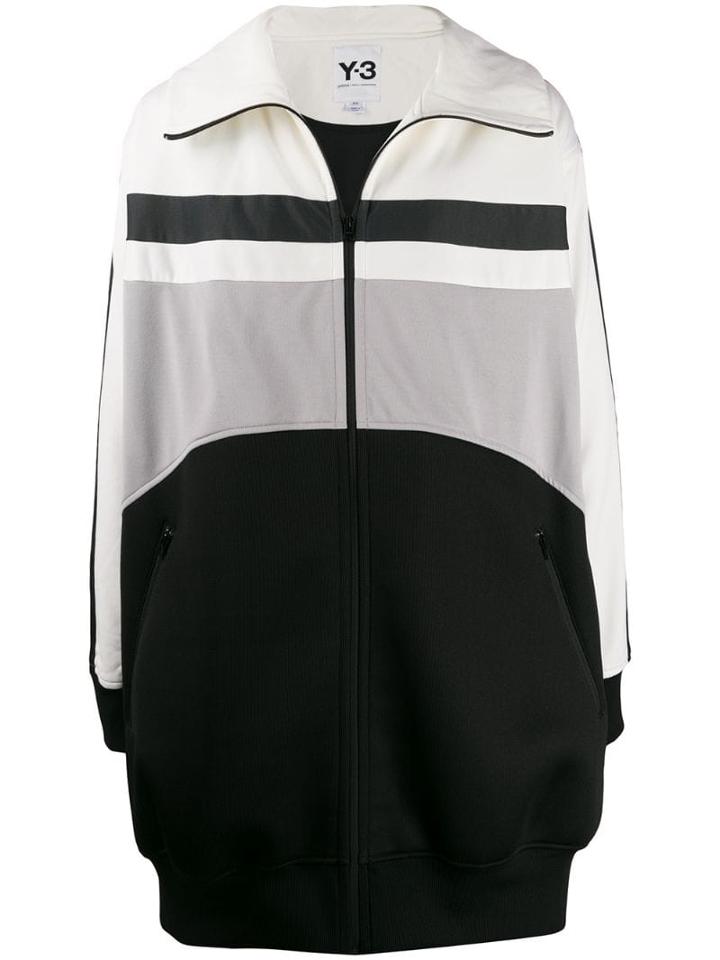 Y-3 Zipped-up Jacket - White