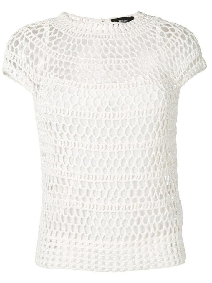 Theory Crocheted T-shirt - White