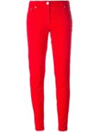 Kenzo Slim-fit Jeans, Women's, Size: 42, Red, Cotton/spandex/elastane