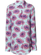 Altuzarra Floral-print Shirt, Women's, Size: 40, Blue, Silk