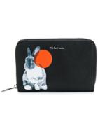 Ps By Paul Smith Bunny Print Wallet - Black
