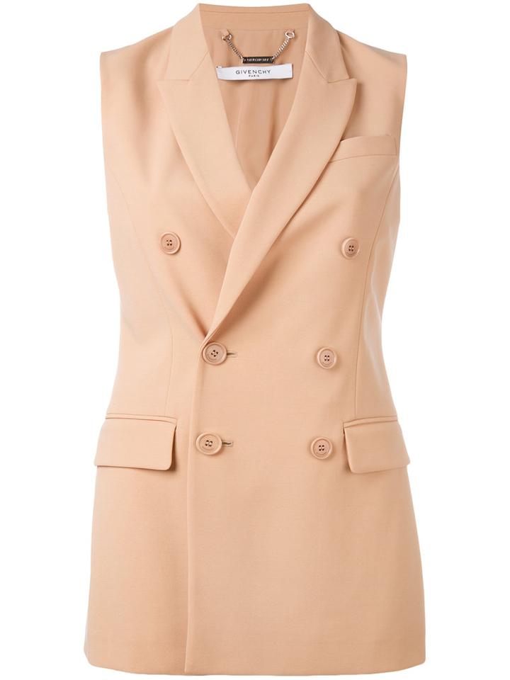 Givenchy - Tailored Waistcoat - Women - Silk/polyamide/spandex/elastane/viscose - 38, Pink/purple, Silk/polyamide/spandex/elastane/viscose