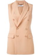 Givenchy - Tailored Waistcoat - Women - Silk/polyamide/spandex/elastane/viscose - 38, Pink/purple, Silk/polyamide/spandex/elastane/viscose