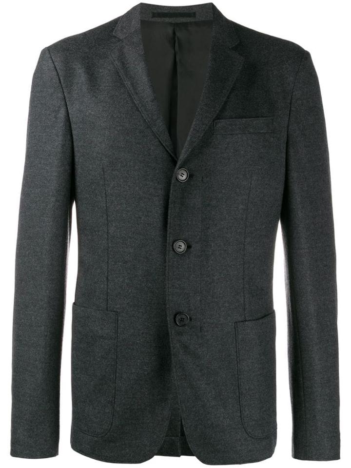 Prada Classic Tailored Blazer - Grey