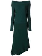 Paco Rabanne Long Knitted Dress - Green