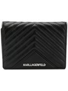Karl Lagerfeld K/klassik Quilted Wallet - Black