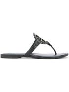 Tory Burch Crystal-embellished Sandals - Black