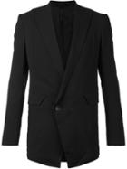 Julius Side Vent Blazer, Men's, Size: 3, Black, Rayon/wool