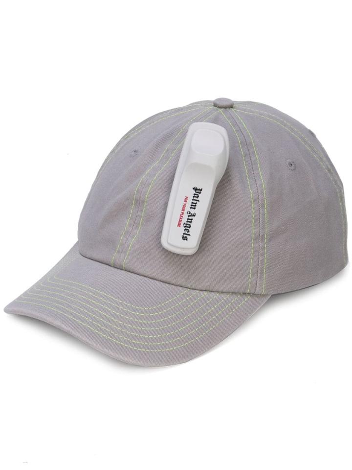 Palm Angels Logo Pin Cap - Grey